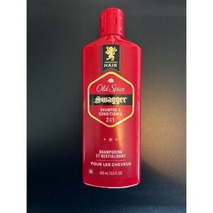 Old Spice Swagger 2 in 1 Shampoo and Conditioner Mens Hair Care 13.5 fl oz Red